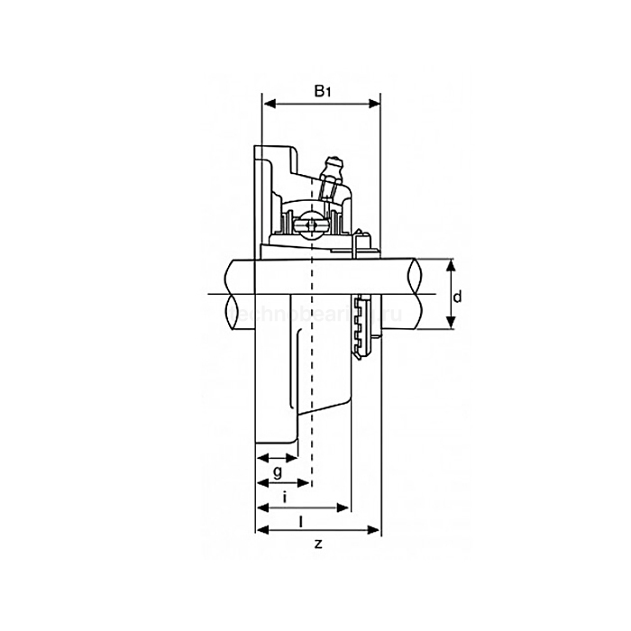 Подшипниковый узел UKF210+H2310 FKD