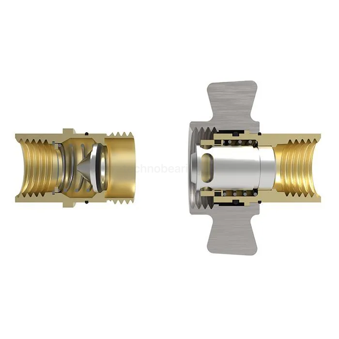 БРС серия W резьбовая, ниппель, латунь, резьба NPT, 1in TL8WMN TITAN LOCK