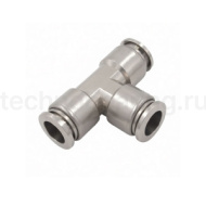 Фитинг цанговый Т-образный, 16 мм, нерж.сталь, тип PUT, TLP-PUT16SS TITAN LOCK