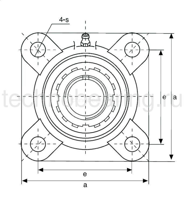 Подшипниковый узел UKF318 ISB