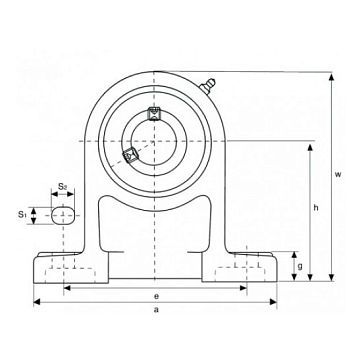Подшипниковый узел UCPH204 TECHNIX