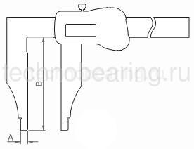Штангенциркуль цифровой односторонний цеховой TWIN-CAL IP67 0.01 мм, 0 - 500 мм 00530424 Tesa