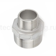 Ниппель переходной нержавеющий (AISI304) 1/2" x 1/4", НР/НР TL1/2-1/4RM TITAN LOCK