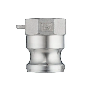 Камлок нержавеющий тип A ниппель, внутр. резьба BSP 2 1/2", AISI316, TL250ASS316 TITAN LOCK
