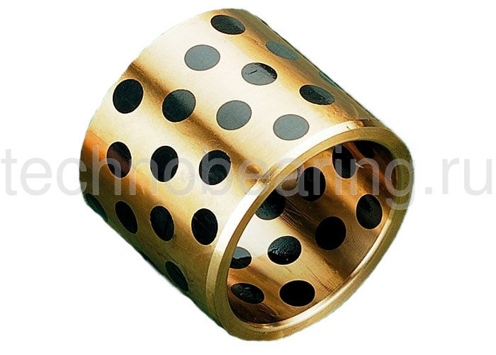 Втулка скольжения (графит/бронза) BNZ455560BG1 ISB — детальное фото 0