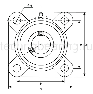 Подшипниковый узел UCF210 TECHNIX