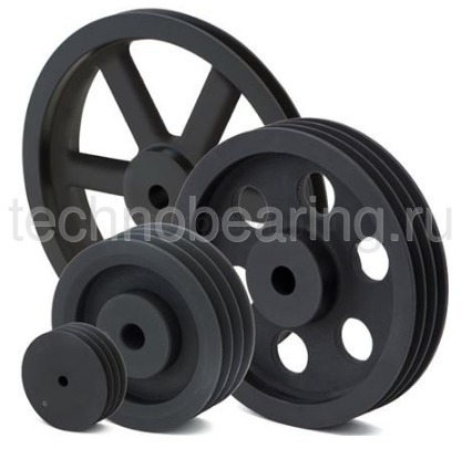 Шкив под расточку клиновой SPZ 56-1 (PHP 1SPZ56RSB) Sati