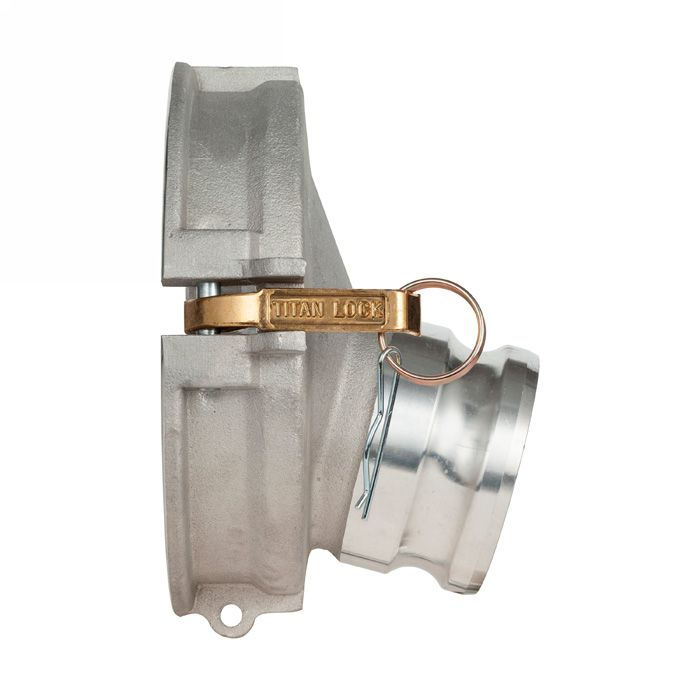 Переходник гравитационный для API адаптера, 4in, с камлоком 3in алюминий TL400GA300AL TITAN LOCK