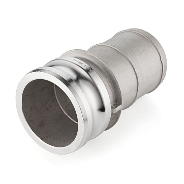 Камлок алюминиевый тип E серия "EcoLine", ниппель с хвостовиком 3", TL300EAL-EL TITAN LOCK