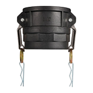 Камлок полипропиленовый тип D розетка, внутр. резьба BSP 3", TL300DPP TITAN LOCK