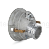 Переходник гравитационный для API адаптера, 4in, с камлоком 4in алюминий и смотр.cтеклом TL400GAG400AL TITAN LOCK