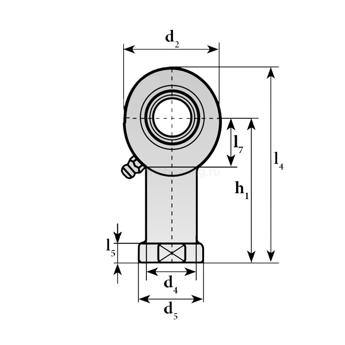 Шарнирный наконечник SIL30ES2RS TECHNIX
