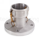 Камлок алюминиевый тип FC, розетка с фланцем 6", TL600FCAL TITAN LOCK