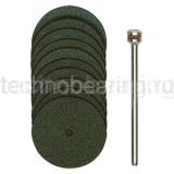 Корундовые отрезные диски, 10  шт., 22 мм с дискодержателем 28810 Proxxon