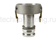 Соединение типа DА (переходник розетка 3" х ниппель 2") DIXON