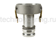 Соединение типа DА (переходник розетка 3" х ниппель 2") DIXON