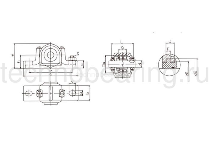 Разъемный корпус SNL519-616 TECHNIX