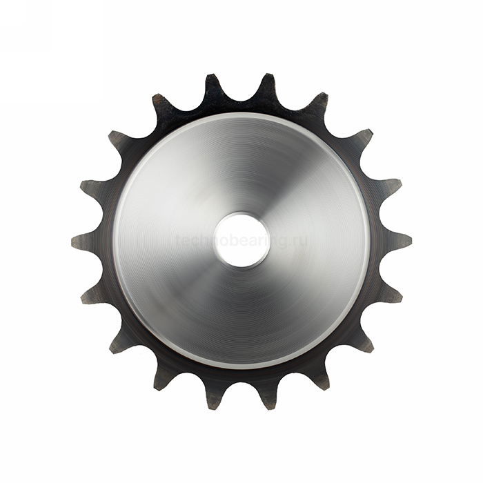 Звездочка под расточку со ступицей с калеными зубьями для цепи: 08B-1, Z=20, 1/2"x5/16" PS09T20 ISKRA