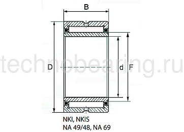Подшипник NKI32/30 NBS
