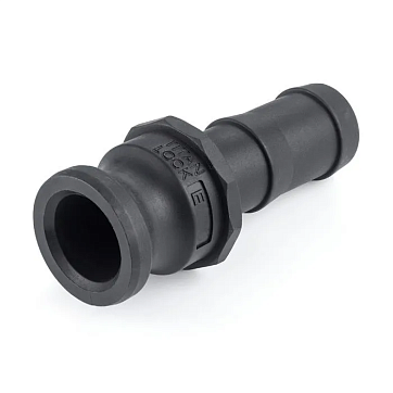 Камлок полипропиленовый тип E, ниппель с хвостовиком 2 1/2", TL250EPP TITAN LOCK