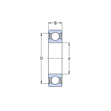 Подшипник 61907-2RZ SKF