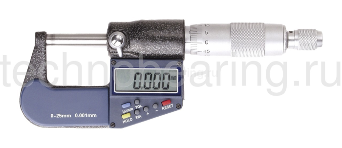 Микрометр цифровой с указанием допуска Filetta 0 - 25 мм, 0.001 мм