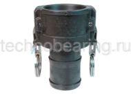 1in Соединение типа С, розетка с хвостовиком (полипроп.) 100CPP DIXON