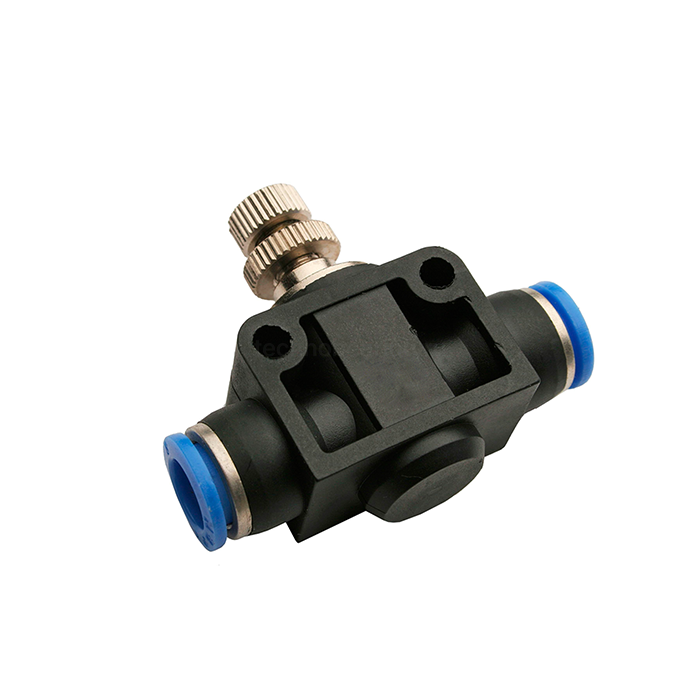 Регулятор расхода воздуха SCF, 6 мм, пластик, тип SCF, TLP-SCF6 TITAN LOCK