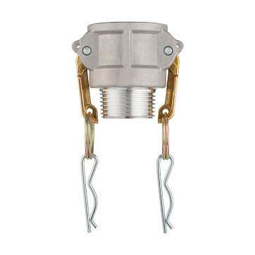 Камлок алюминиевый тип B розетка, наруж. резьба NPT 1/2", TL50BALN TITAN LOCK