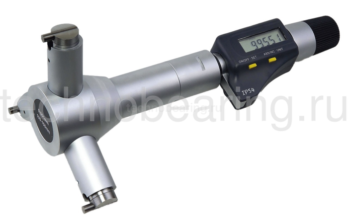 Нутромер трехточечный цифровой SCHUT (набор с установоч. кольцами), 50-100мм/0.001мм