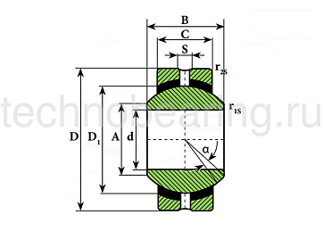 Подшипник SSR16 ISB