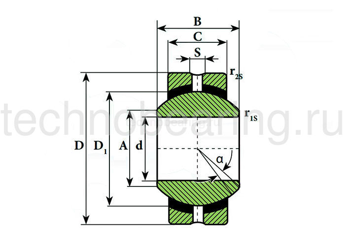 Подшипник SSR14 ISB
