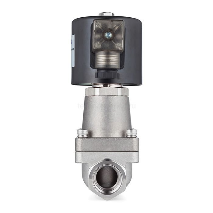 Соленоидный клапан нормально-открытый, пилотный, 220В, PN16, Нерж.304/PTFE, DN6, TLSOP6/16PT1S-J TITAN LOCK — детальное фото 4