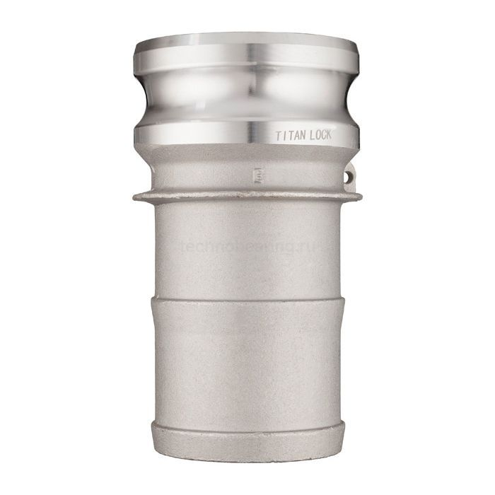 Камлок алюминиевый тип E, ниппель с хвостовиком 5", TL500EAL TITAN LOCK