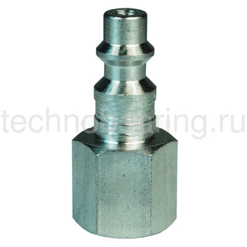 1/4in БРС серия DF, ниппель, резьба NPT (нерж. 304) D2F2-S DIXON — детальное фото 0