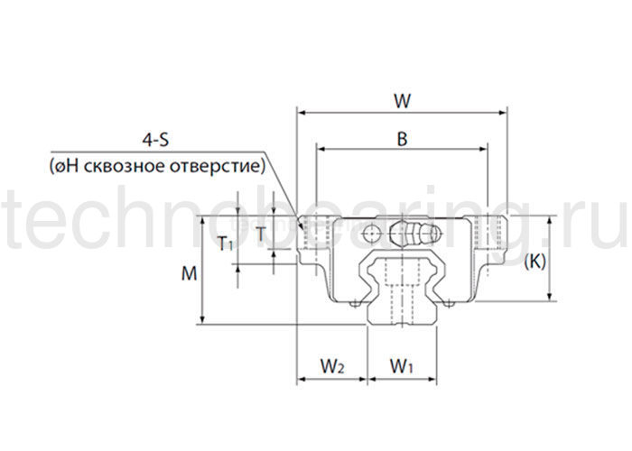 Направляющая HSR15-CT7RAIL THK