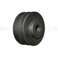Шкив клиновой SPB100-02 d=28мм (шп.паз) ISKRA