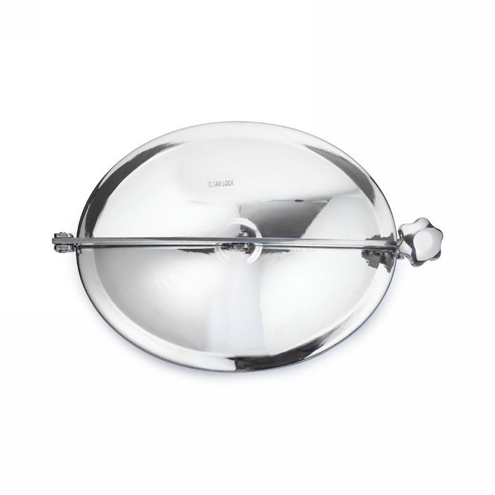 Люк овальный нерж.304, 430x330 мм TLTO43X33S TITAN LOCK — детальное фото 2