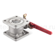Кран шаровый для бензовоза, квадратный фланец, алюм., DN75, TL300BVSF-AL TITAN LOCK