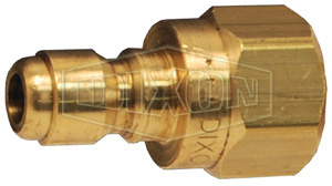 1/2in БРС серия E, ниппель, резьба NPT (латунь) E4F4-B DIXON