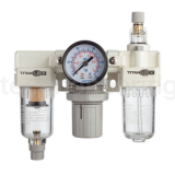 Блок подготовки воздуха AC 3000-02/03, 1/4"-3/8" 2000 л/мин, TLP-AC3000-02/03 TITAN LOCK