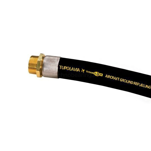 Рукав для авиационного топлива и заправки самолетов TUPOLAVIA, напорный, внутр. диам. 25мм, -30C, 20 Бар, TL025TUP TITAN LOCK
