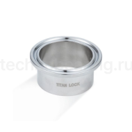 Штуцер CLAMP под приварку DN100 нерж. 316, DIN TL100CLW TITAN LOCK