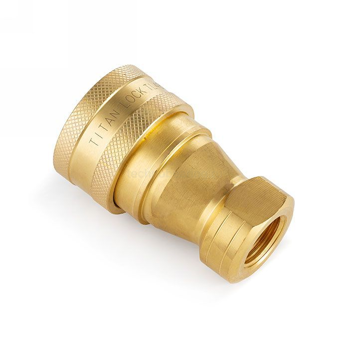 БРС серия B, ISO 7241-B, розетка, латунь, 1/2in TL4BF-B TITAN LOCK