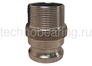 2,5in Соединение типа F ниппель, наружная. резьба NPT (алюм.) DAL250FN DIXON