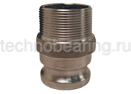 2,5in Соединение типа F ниппель, наружная. резьба NPT (алюм.) DAL250FN DIXON