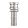 Камлок нержавеющий тип E, ниппель с хвостовиком 1", AISI316, TL100ESS316 TITAN LOCK