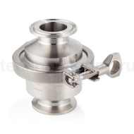 Обратный клапан нержавеющий (AISI304) DN40, типа clamp-clamp TLCV040CLS TITAN LOCK