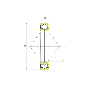 Подшипник QJ216-MA ISB