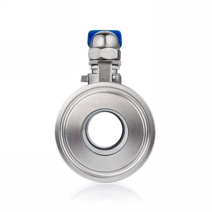 Пищевой шаровый кран полнопроходной типа "clamp-clamp", DN80 нерж. 304, TL80SBV-CL TITAN LOCK — детальное фото 5
